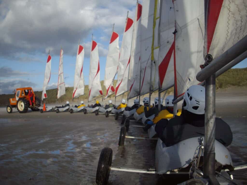 Char à voile à Quend-Plage